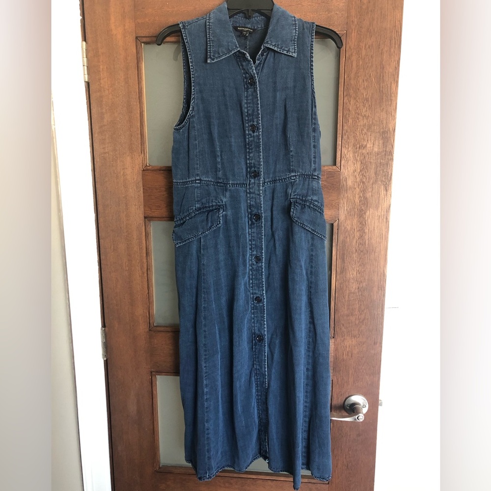 Banana Republic 100% Lyocell Sleeveless Dress